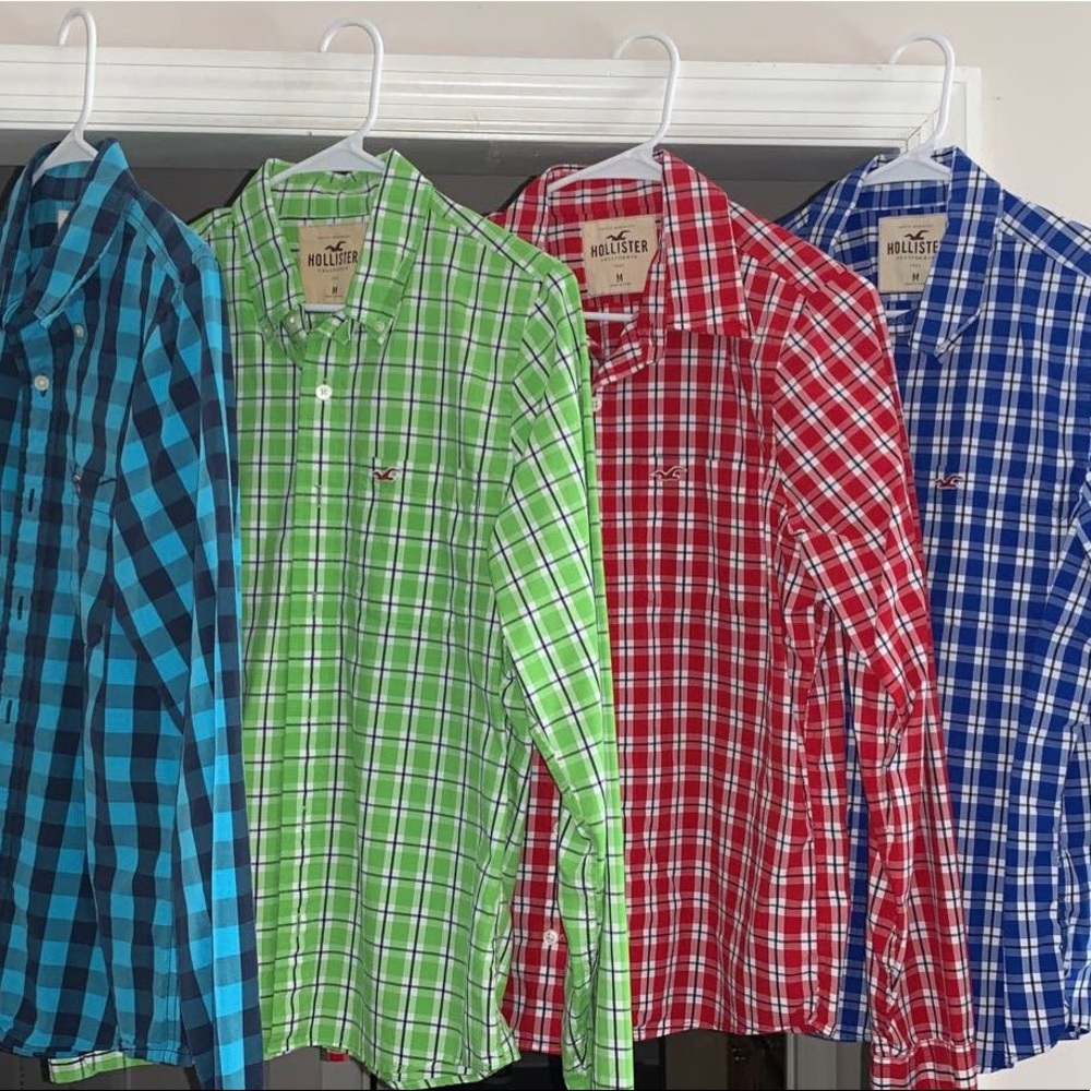 Hollister button down shirts